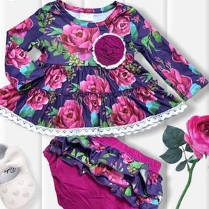 Floral Tunic With Bloomers